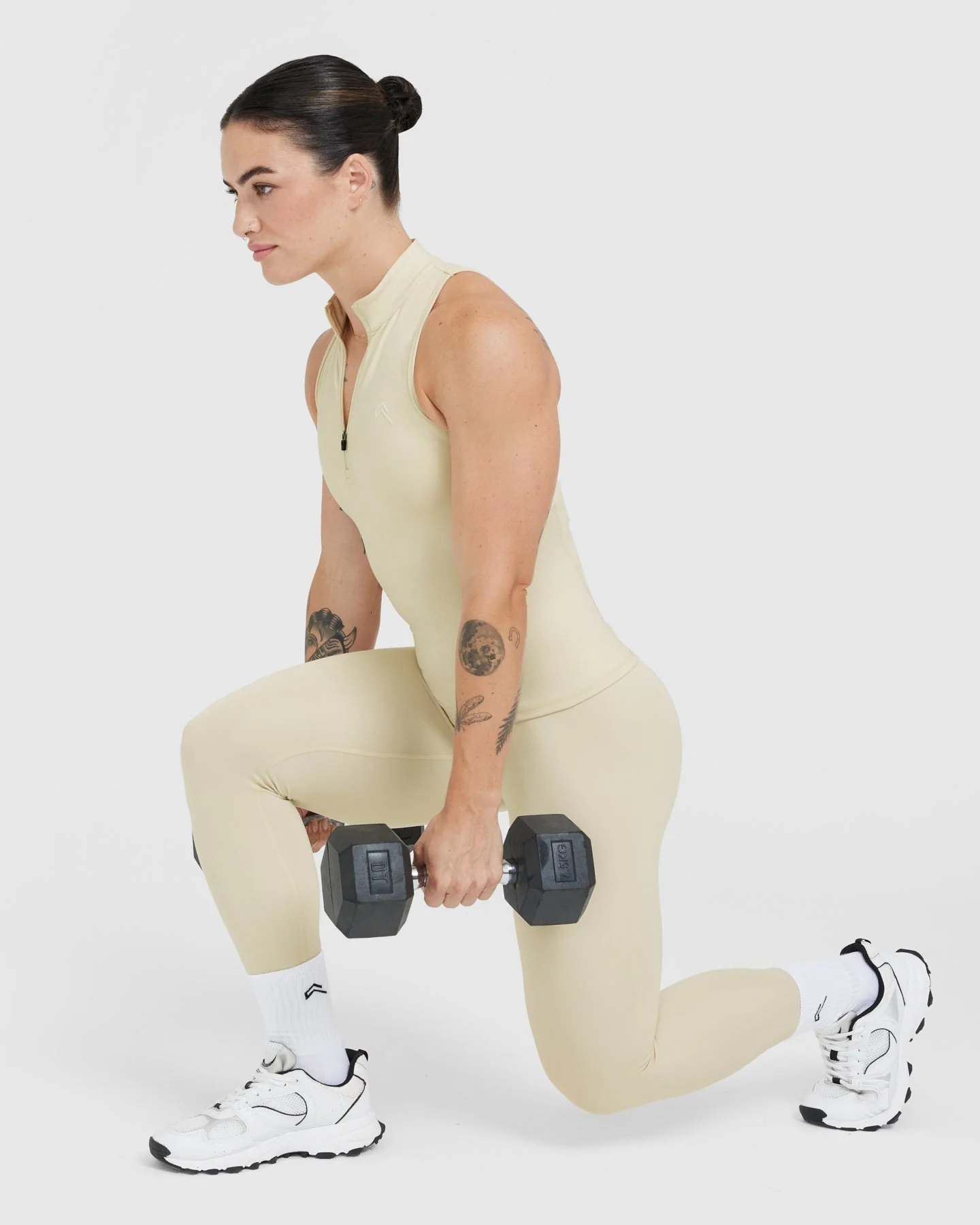 Timeless Half Zip Tank | Vanilla - Image 5