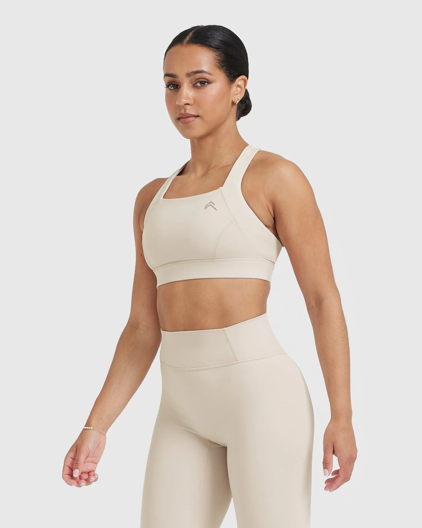 Timeless Wide Strap Sports Bra | Sand - Image 3