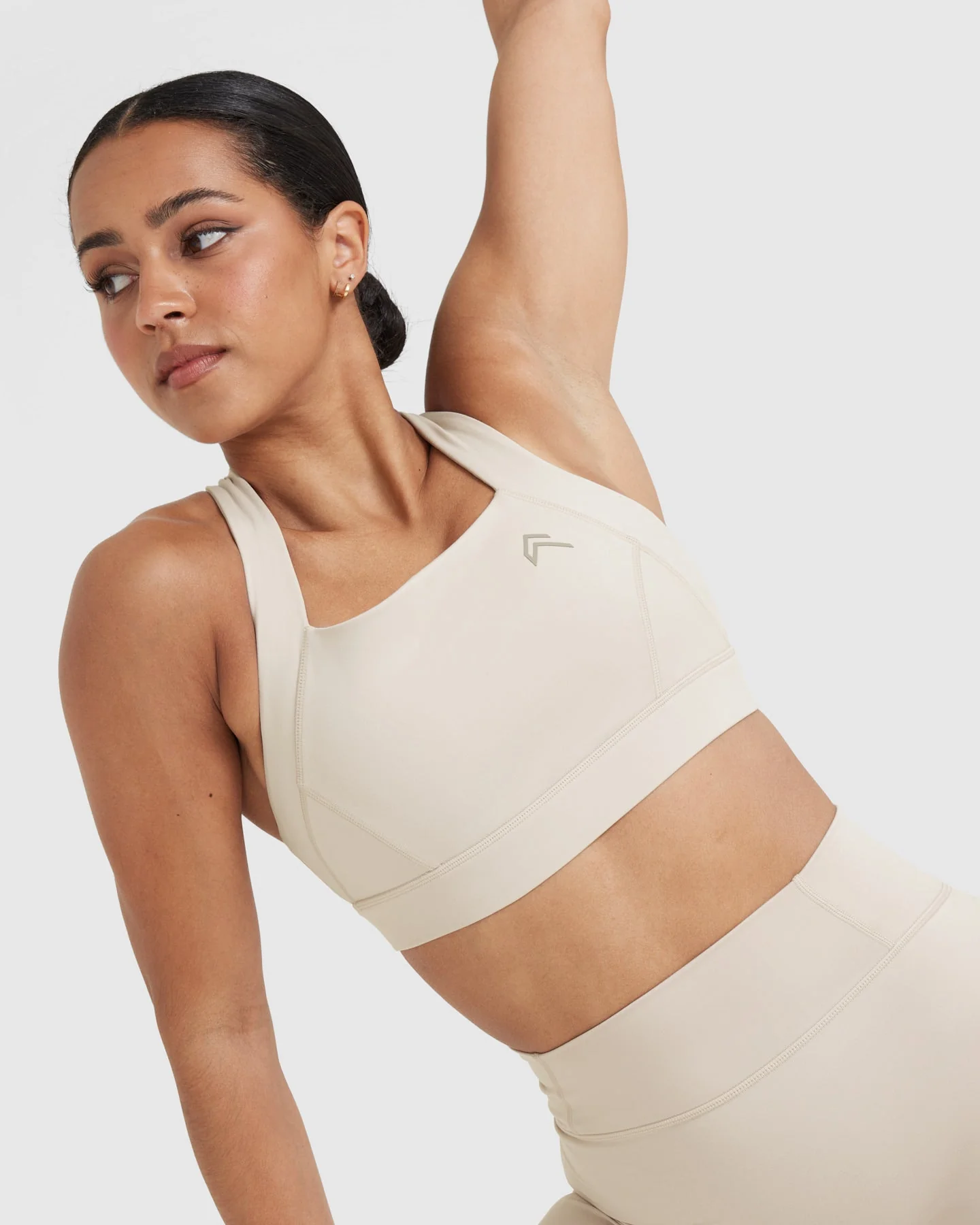 Timeless Wide Strap Sports Bra | Sand - Image 4